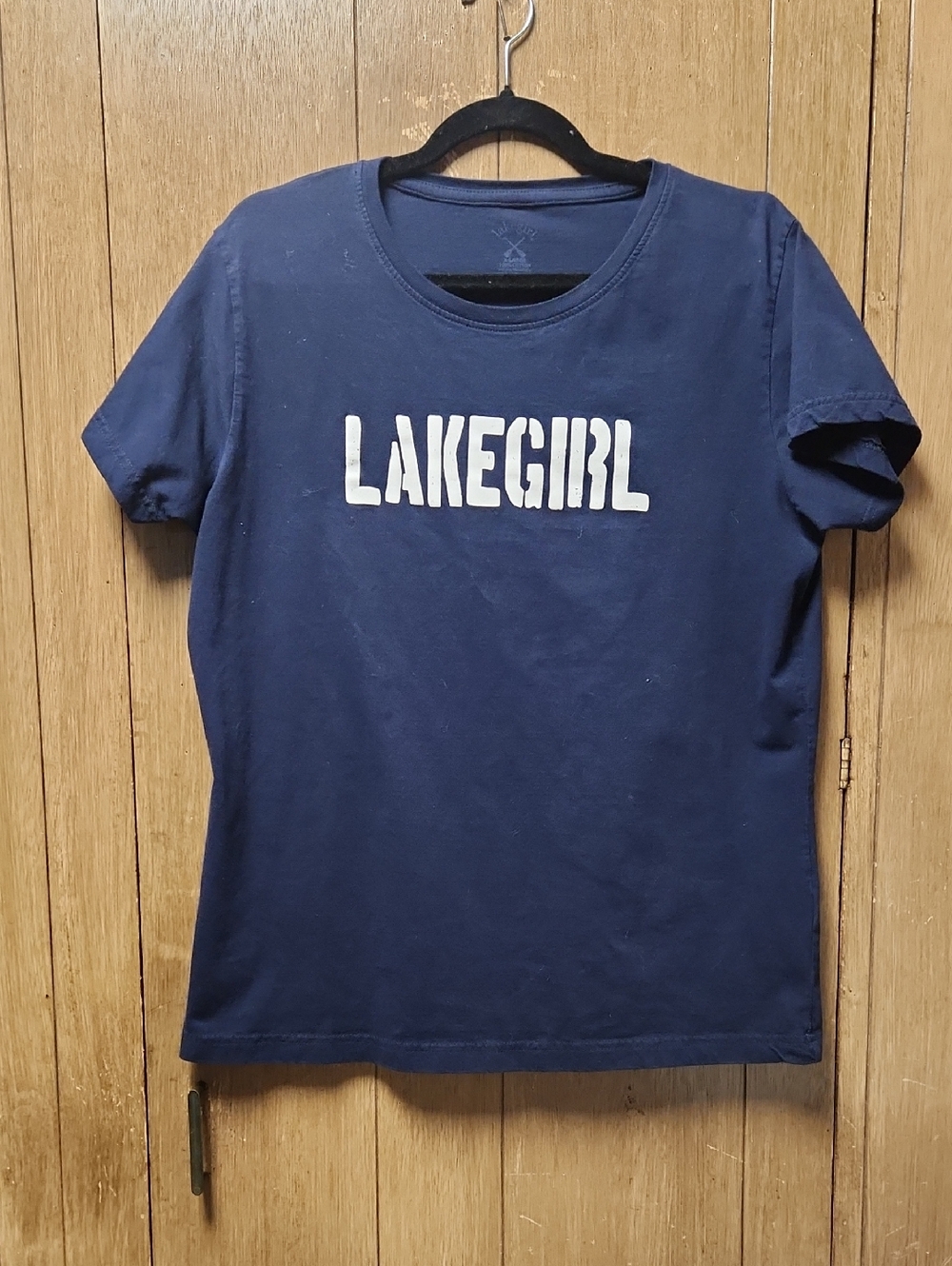 LAKEGIRL Navy Short Sleeve Tee - Casual Women's Top